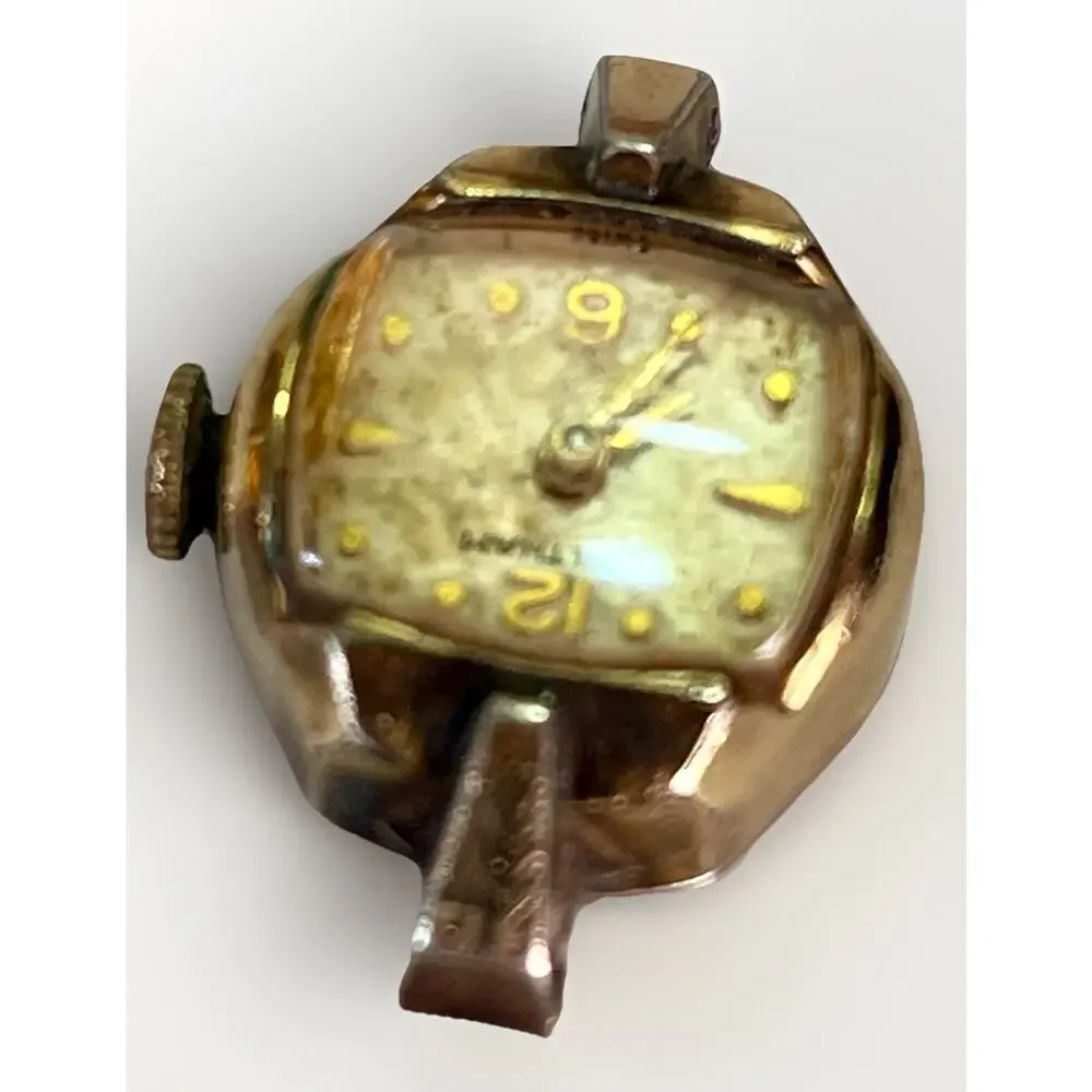 Vintage Waltham Watch 10k Rolled Gold Plate Manual Wind Parts Repair Only